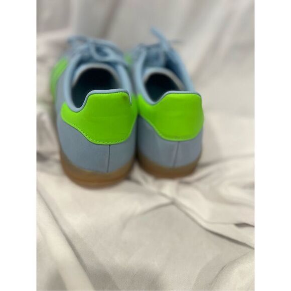 Adidas Originals Women's Blue Green Indoor Gazelle Sneaker Shoes Size 10 NWOT - Picture 6 of 9